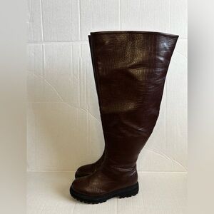 Fashion to Figure Plus Size Malia Snake Boots 8W